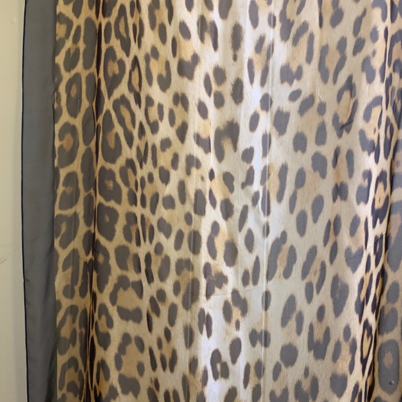 MOSCHINO 100% Silk Cheetah Print Scarf -  New - Picture 5 of 8
